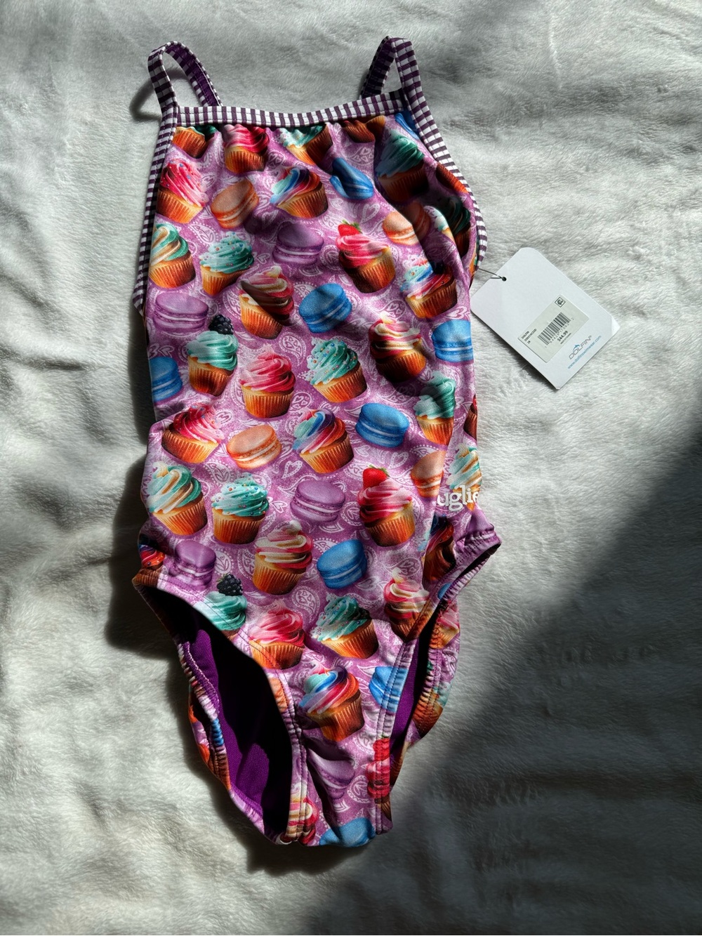 Uglies by Dolphin Girls One-Piece Swimsuit with Colorful Cupcake Print